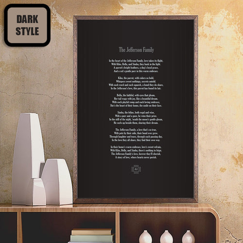 Artificial Intelligence Generated Family Poem