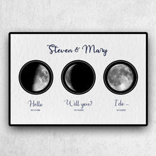 Load image into Gallery viewer, Customized Moon Anniversary Gift for Her/Him