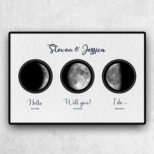 Load image into Gallery viewer, Customized Moon Anniversary Gift for Her/Him