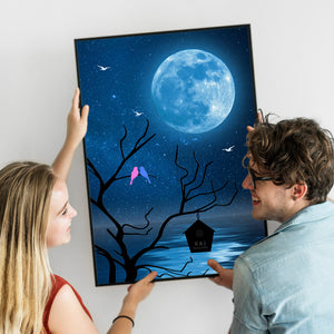 Personalized Moon Picture
