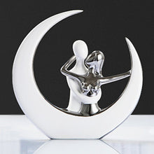 Load image into Gallery viewer, Ceramic Sculpture - Couple &amp; The Moon