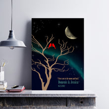 Load image into Gallery viewer, Love Birds &amp; Moon Phase